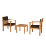 Natural/Black NOTO 3 PC. PATIO SET GM-1018-3PK BY Furniture of America. 11