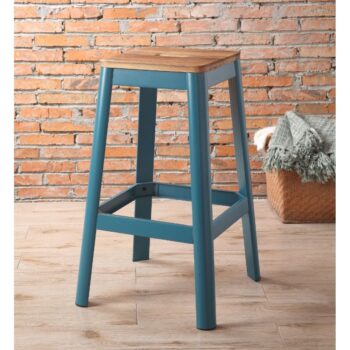 Teal Jacotte Bar Stool 72333 by ACME
