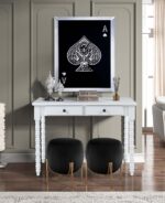 Altmar Console White Table by ACME Accent Console Tables Mobilia Cleopatra 13 Altmar Console White Table by ACME 13