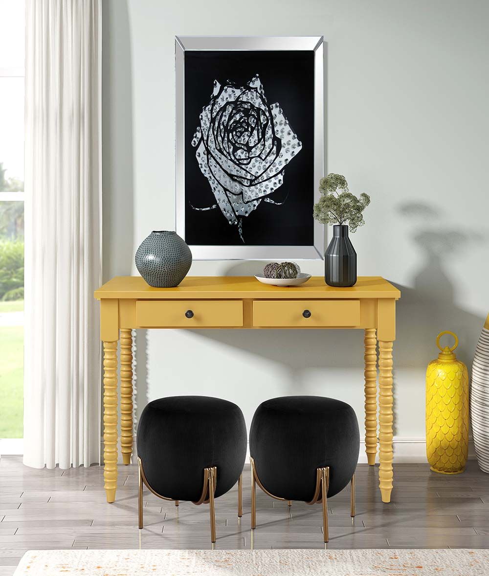 Altmar Console Yellow Table by ACME