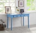 Altmar Console Blue Table by ACME Accent Console Tables Mobilia Cleopatra 14 Altmar Console Blue Table by ACME 14
