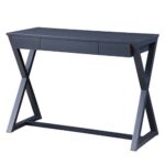 Black Nalo Console Table by ACME Accent Console Tables Mobilia Cleopatra 14 Black Nalo Console Table by ACME 14