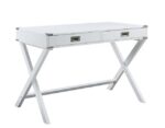 Amenia White Console Table by ACME Accent Console Tables Mobilia Cleopatra 14 Amenia White Console Table by ACME 14