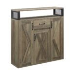 Rustic Oak Abiram Server DN01027 by ACME 14