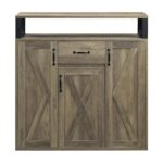 Rustic Oak Abiram Server DN01027 by ACME 15