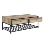 Brantley Coffee Table With 2 Drawer by ACME Luxury Coffee Tables Mobilia Cleopatra 14 Brantley Coffee Table With 2 Drawer by ACME 14