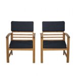 Denim Blue HANA 4 PC. PATIO SET GM-1020BL-4PK BY Furniture of America. 16