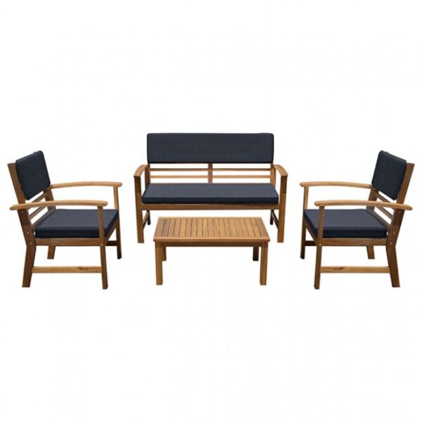 Denim Blue HANA 4 PC. PATIO SET GM-1020BL-4PK BY Furniture of America. 8