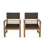 Brown HANA 4 PC. PATIO SET GM-1020BR-4PK BY Furniture of America. 15