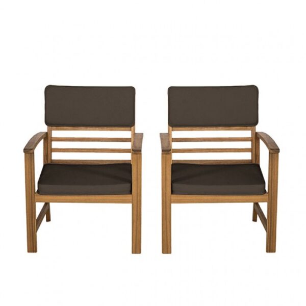 Brown HANA 4 PC. PATIO SET GM-1020BR-4PK BY Furniture of America. 10