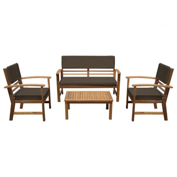 Brown HANA 4 PC. PATIO SET GM-1020BR-4PK BY Furniture of America. 8