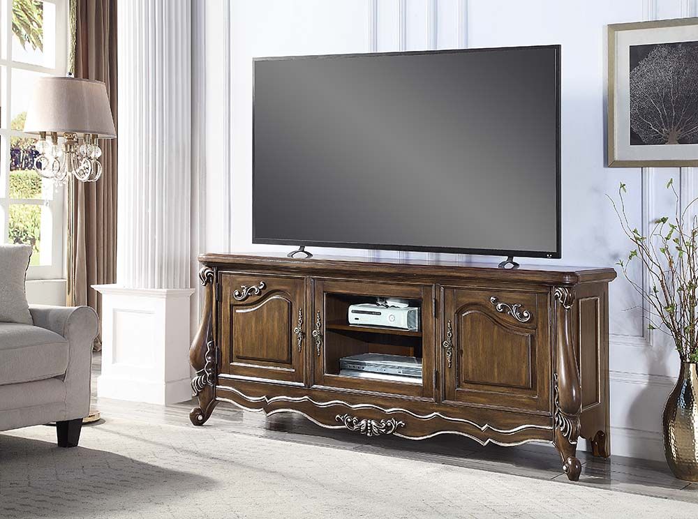 Oak Latisha TV Stand LV01413 by ACME