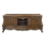 Oak Latisha TV Stand LV01413 by ACME Luxury Living Room Furniture Mobilia Cleopatra 13 Oak Latisha TV Stand LV01413 by ACME 13