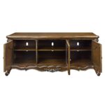 Oak Latisha TV Stand LV01413 by ACME Luxury Living Room Furniture Mobilia Cleopatra 14 Oak Latisha TV Stand LV01413 by ACME 14