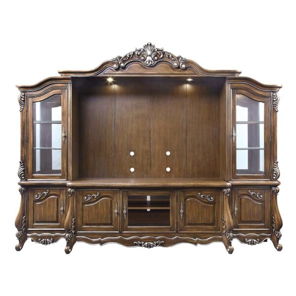 Oak Latisha Entertainment Center LV01355 by ACME - Image 3