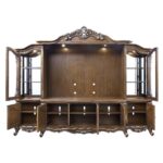 Oak Latisha Entertainment Center LV01355 by ACME Luxury Living Room Furniture Mobilia Cleopatra 14 Oak Latisha Entertainment Center LV01355 by ACME 14