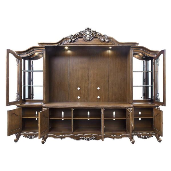 Oak Latisha Entertainment Center LV01355 by ACME - Image 4