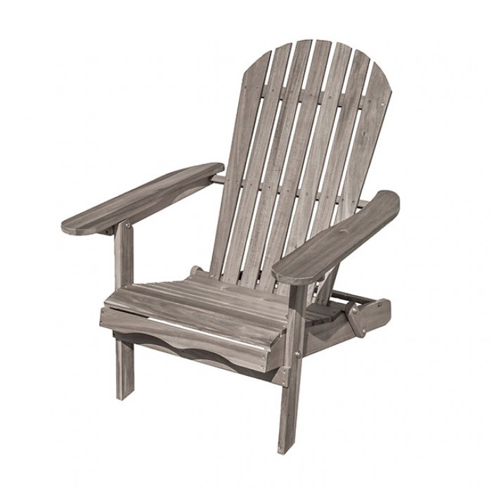 Gray ELK ADIRONDRACK CHAIR GM-1021GY BY Furniture of America