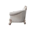 Vendome II Chair With 2 Pillows in Ivory Fabric LV01331 by ACME Living Chairs Mobilia Cleopatra 20 Vendome II Chair With 2 Pillows in Ivory Fabric LV01331 by ACME 20