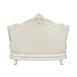Pearl White Synthetic Leather Adara Loveseat W/5 Pillows by ACME 13