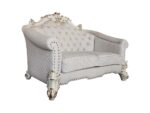 Vendome II Loveseat With 4 Pillows in Ivory Fabric LV01330 by ACME 15