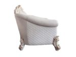 Vendome II Loveseat With 4 Pillows in Ivory Fabric LV01330 by ACME 17