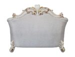 Vendome II Loveseat With 4 Pillows in Ivory Fabric LV01330 by ACME 18