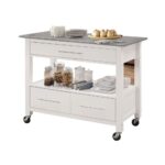 Ottawa Kitchen Cart by ACME Dining Room Furniture Mobilia Cleopatra 10 Ottawa Kitchen Cart by ACME 10