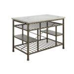 Marble Top Lanzo Kitchen Island 98402 by ACME 17