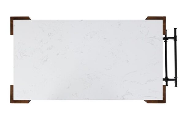 Marble Top Alaroa Kitchen Island AC00396 by ACME 11