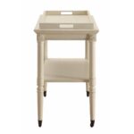 Antique White Finish Frisco Serving Cart 82908 by ACME Servers Mobilia Cleopatra 22 Antique White Finish Frisco Serving Cart 82908 by ACME 22