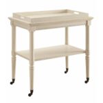 Antique White Finish Frisco Serving Cart 82908 by ACME Servers Mobilia Cleopatra 23 Antique White Finish Frisco Serving Cart 82908 by ACME 23