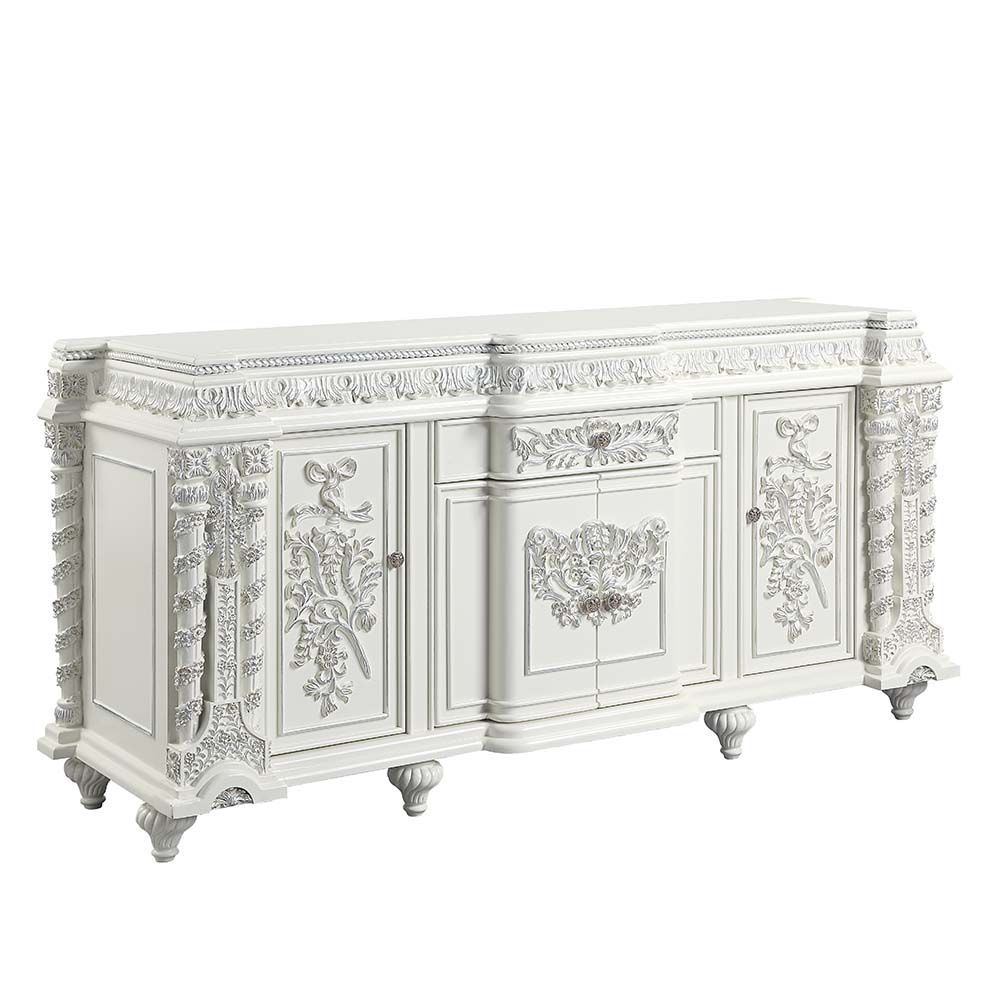 Antique White Finish Vanaheim Server DN00682 by ACME