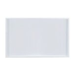 White & Chrome Lajos Tray Table by ACME 19