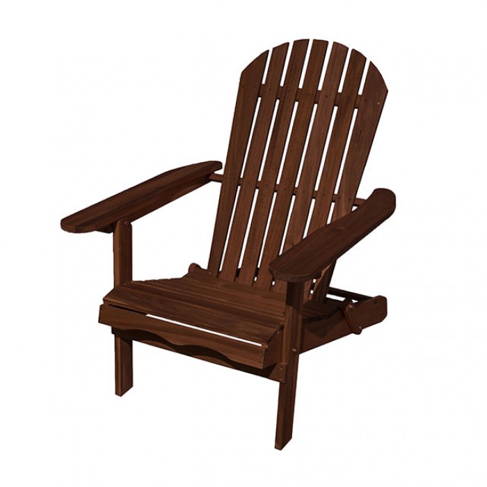 Dark Brown ELK ADIRONDRACK CHAIR GM-1021DK BY Furniture of America.