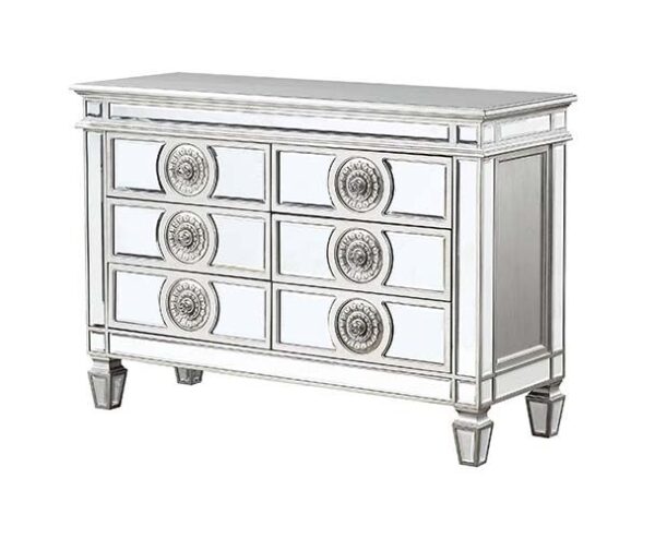 Varian Server With Wooden Top by ACME 7