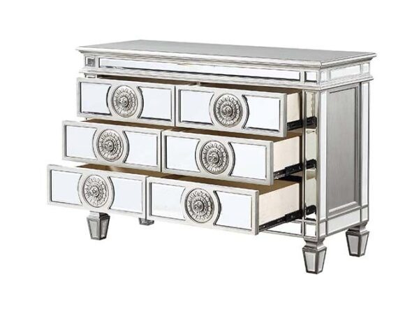 Varian Server With Wooden Top by ACME 9