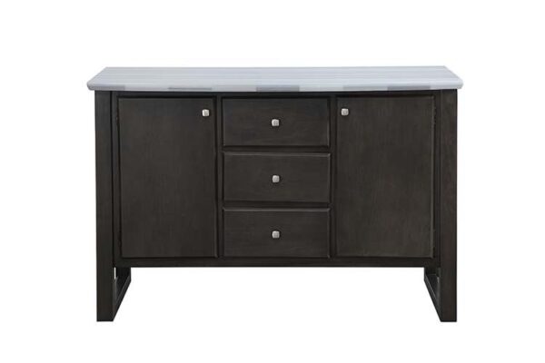 Marble & Gray Oak Madan Server by ACME 11