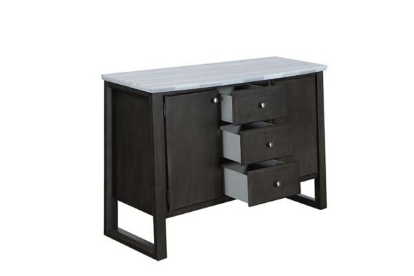 Marble & Gray Oak Madan Server by ACME 15