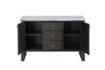 Marble & Gray Oak Madan Server by ACME Dining Room Furniture Mobilia Cleopatra 23 Marble & Gray Oak Madan Server by ACME 23