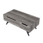 Gray Oak Throm Coffee Table W/Lift Top LV00832 by ACME Luxury Coffee Tables Mobilia Cleopatra 16 Gray Oak Throm Coffee Table W/Lift Top LV00832 by ACME 16