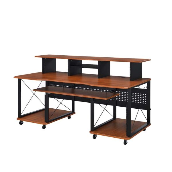 Cherry & Black Megara Music Desk by ACME - Image 2