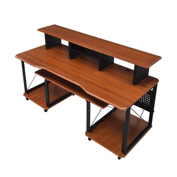 Cherry & Black Megara Music Desk by ACME - Image 4