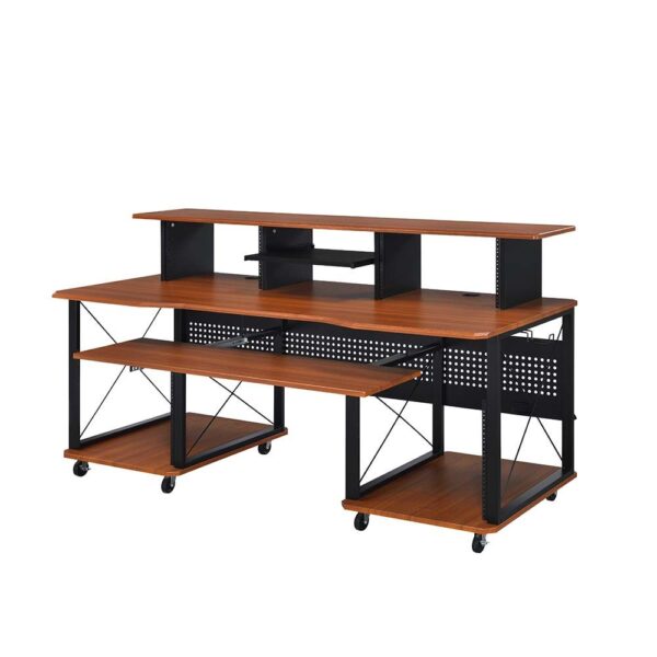 Cherry & Black Megara Music Desk by ACME - Image 5