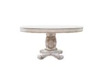 Vendome Round Dining Table With Pedestal Base in Antique Pearl Finish DN01222 by ACME 14