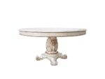 Vendome Round Dining Table With Pedestal Base in Antique Pearl Finish DN01222 by ACME 13