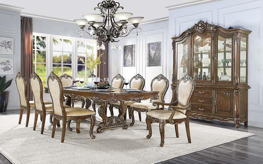 Oak Latisha Dining Table DN01357 by ACME