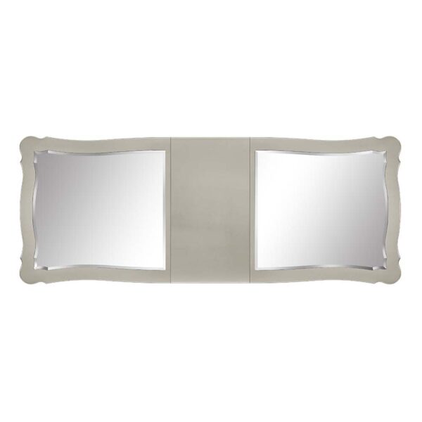 Bently 96-inch rectangular Dining Table in Champagne Fhi by ACME - Image 2