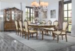 Oak Latisha Hutch & Buffet DN01360 by ACME Curio & Buffet Mobilia Cleopatra 17 Oak Latisha Hutch & Buffet DN01360 by ACME 17