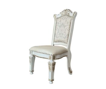 Pearl Leather Vendom Side Chair DN01348 by ACME